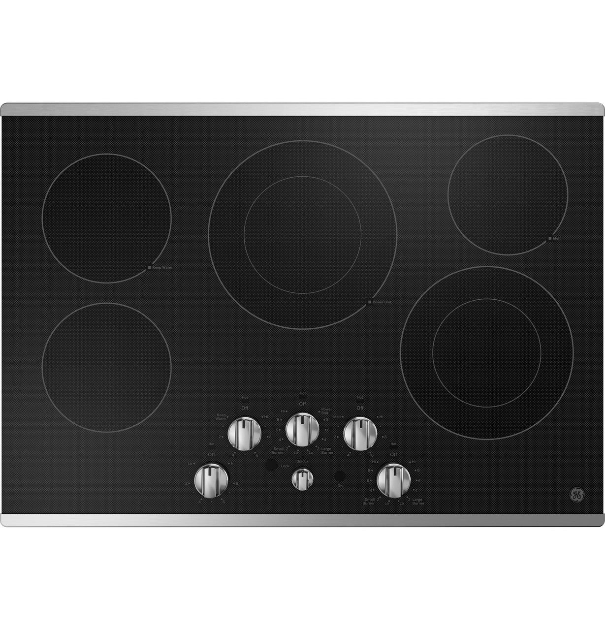 GE JEP5030STSS 30" Built-In Electric Cooktop – Stainless Steel
