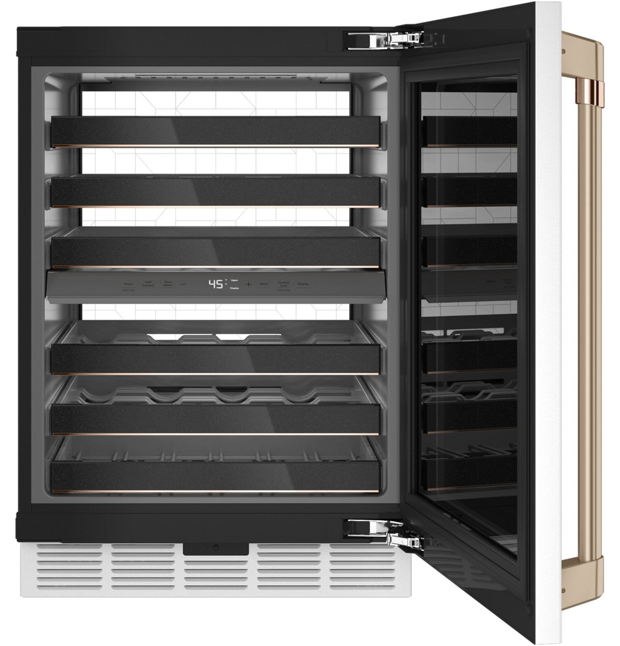 Café CCP06DP4PW2 24″ Dual-Zone Smart Wine Center