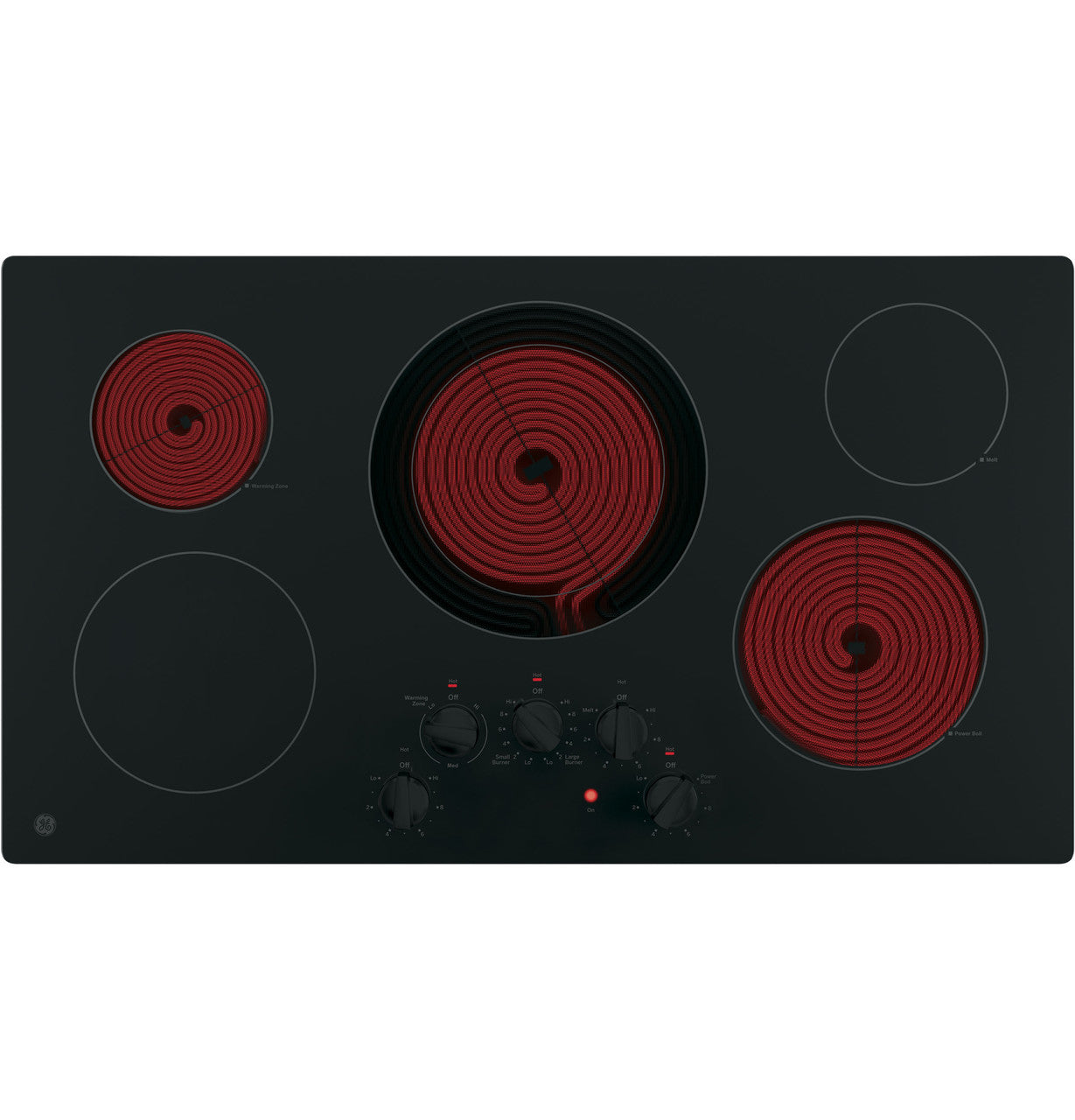 GE JP3036DLBB 36" Built-In Electric Cooktop – Black