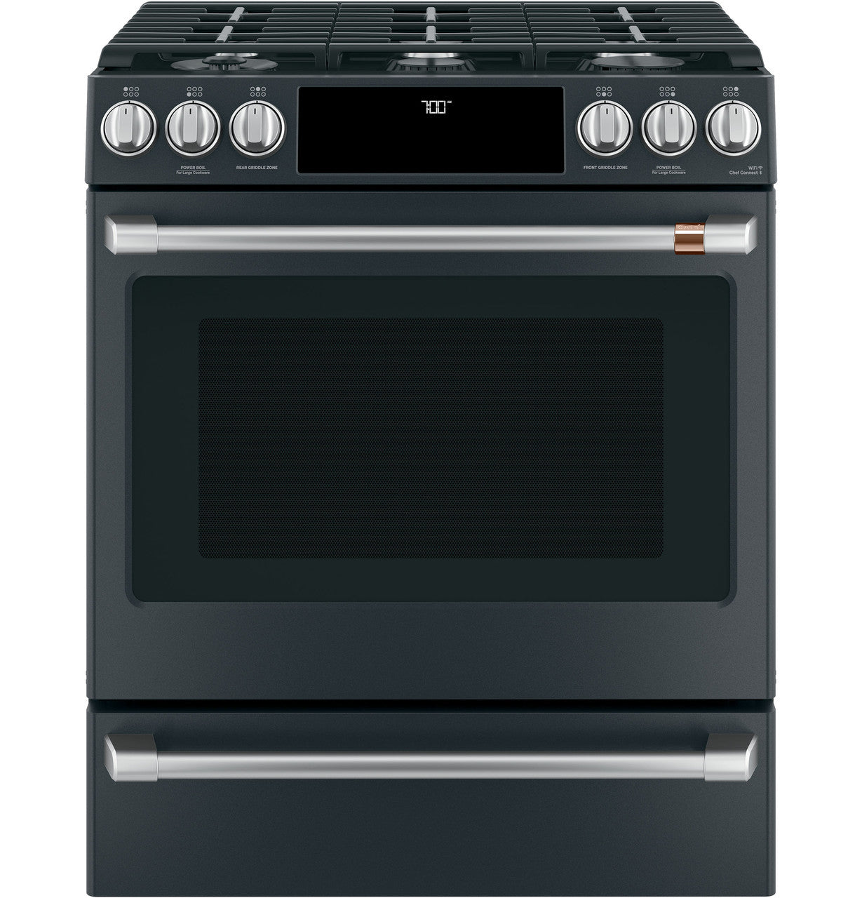 Cafe CGS700P3MD1 30" Smart Slide-In Gas Range with Convection Oven