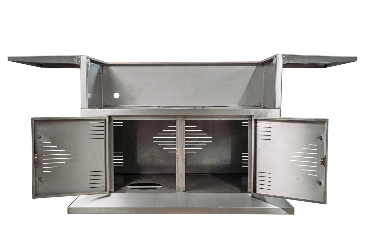 American Cooking Equipment THREE ONE SIX 316L 42" Marine-Grade 8-Burner Grill with Mobile Foundation