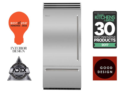 BlueStar BBB36L3 36" PRO Built-In Refrigerator/Freezer – Left Hinge