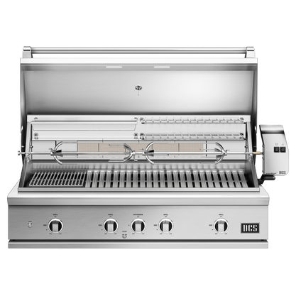 DCS BE1-48RC 48" Series 9 Built-In Gas Grill with Rotisserie & Charcoal