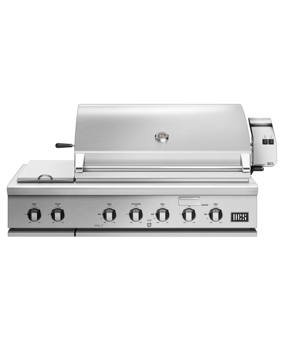 DCS BH1-48RS 48-inch Built-In Gas Grill with Rotisserie and Side Burner