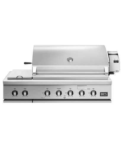 DCS BH1-48RS 48-inch Built-In Gas Grill with Rotisserie and Side Burner