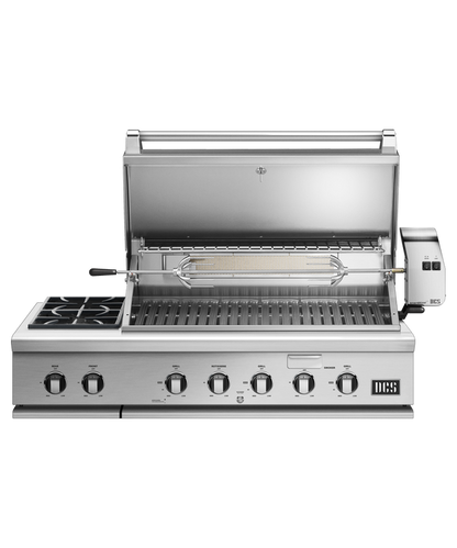 DCS BH1-48RS 48-inch Built-In Gas Grill with Rotisserie and Side Burner