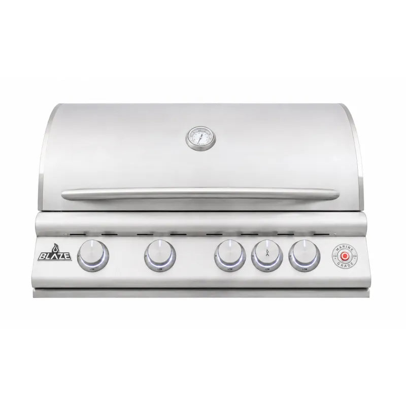 Blaze BLZ-4LTE3MG-LP/NG 32" 4-Burner Marine Grade Premium LTE+ Built-In Gas Grill – 316L Stainless Steel
