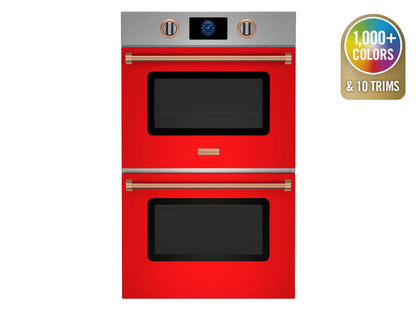 BlueStar BSDEWO30DDV3 30" Double Electric Wall Oven with Drop-Down Doors – Stainless Steel