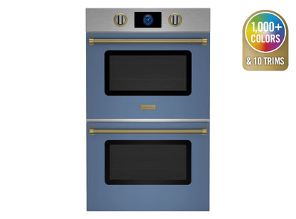 BlueStar BSDEWO30DDV3 30" Double Electric Wall Oven with Drop-Down Doors – Stainless Steel
