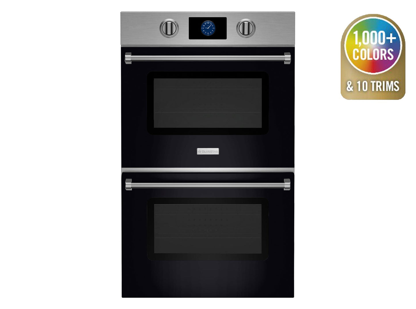 BlueStar BSDEWO30DDV3 30" Double Electric Wall Oven with Drop-Down Doors – Stainless Steel