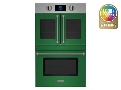 BlueStar BSDEWO30SDV3 30" Double Electric Wall Oven with French & Drop-Down Doors – Stainless Steel