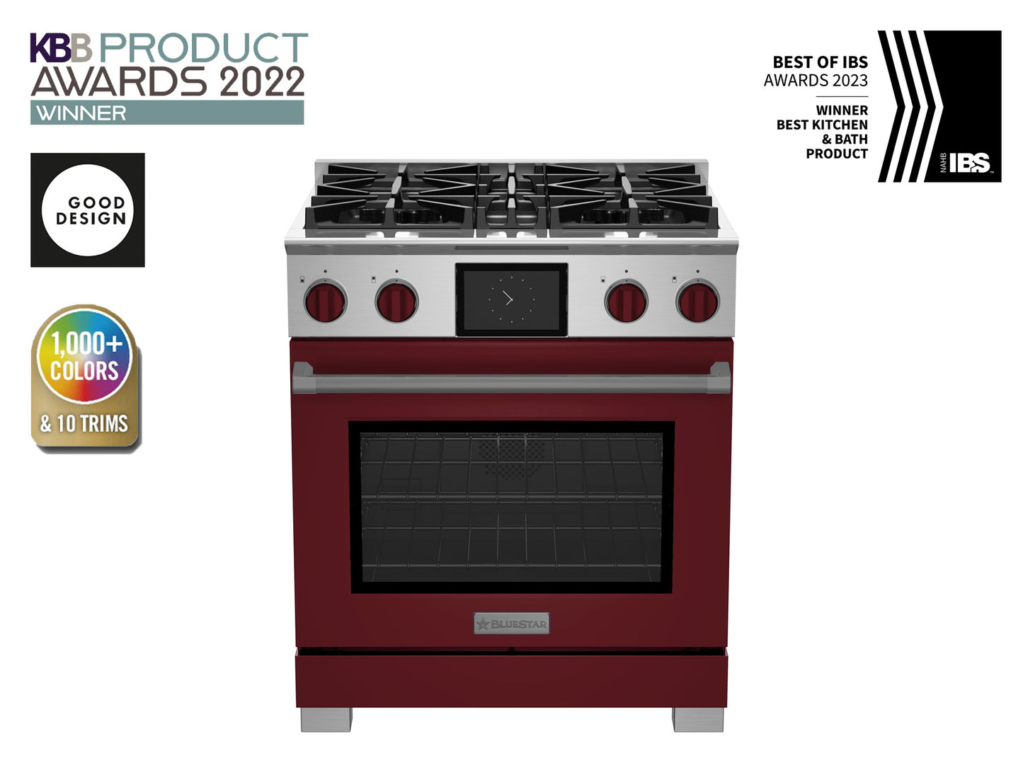 BlueStar BSDF304B 30" Dual Fuel Range