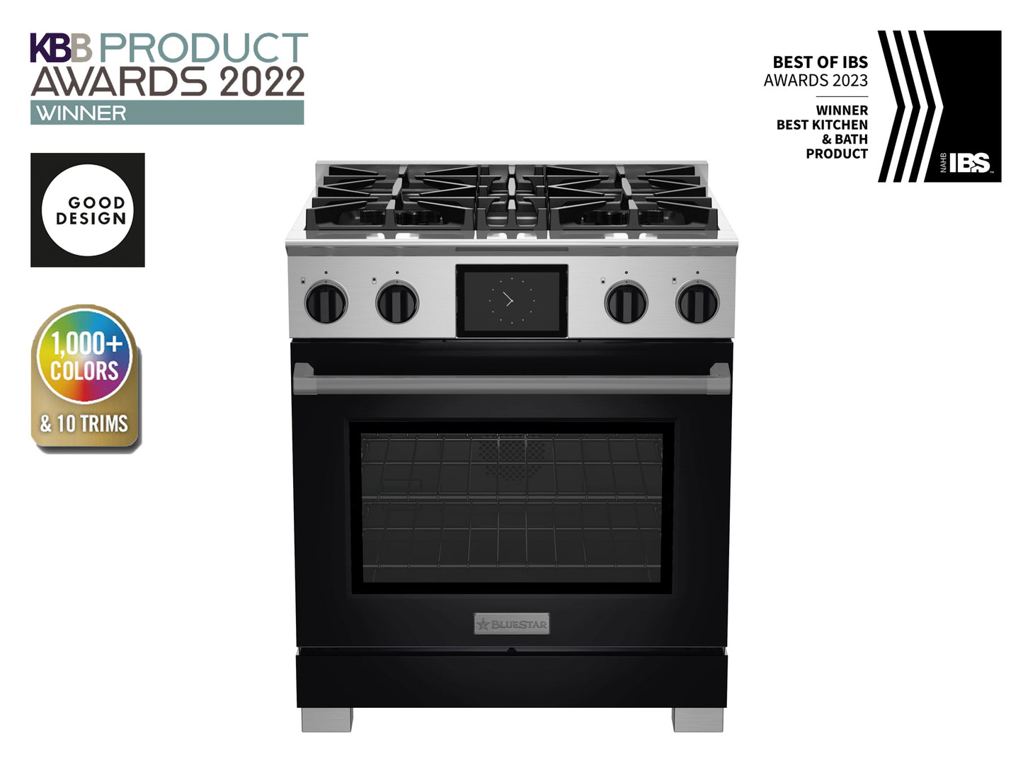 BlueStar BSDF304B 30" Dual Fuel Range