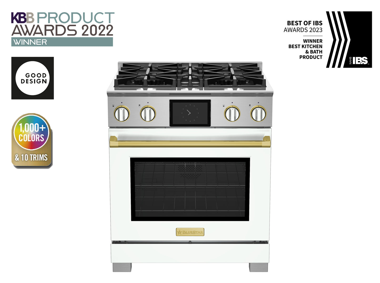 BlueStar BSDF304B 30" Dual Fuel Range