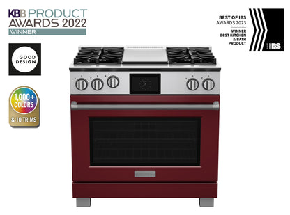 BlueStar BSDF364G 36" Dual Fuel Range with 12" Griddle