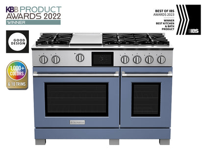 BlueStar BSDF486G 48" Dual Fuel Range with 12" Griddle