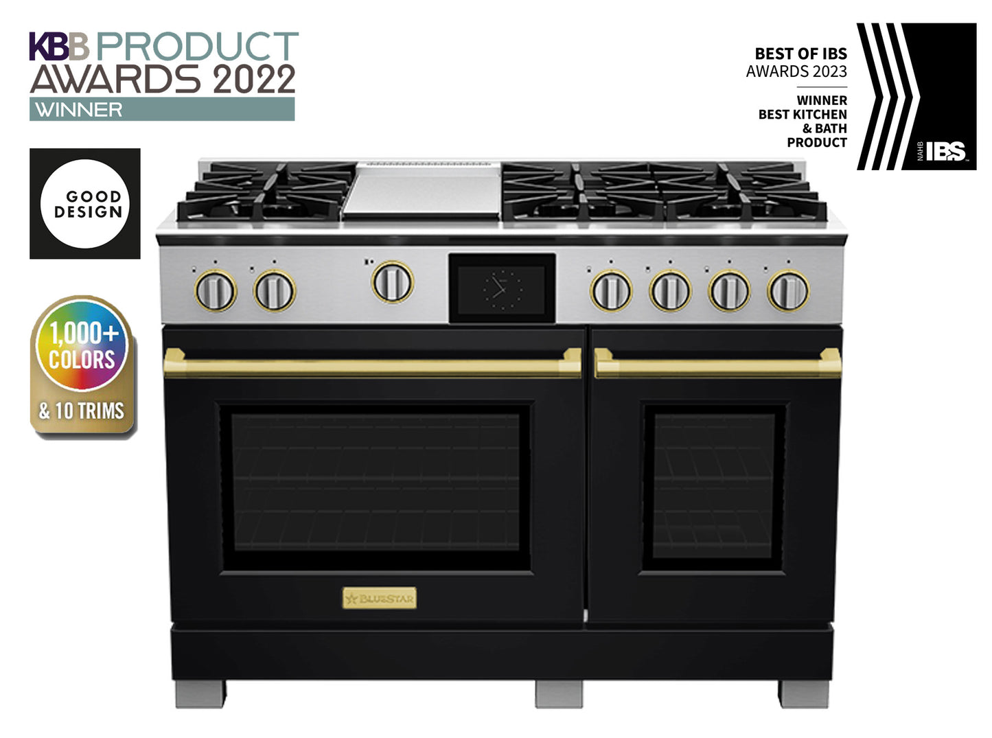 BlueStar BSDF486G 48" Dual Fuel Range with 12" Griddle