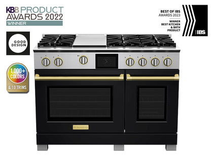 BlueStar BSDF486G 48" Dual Fuel Range with 12" Griddle
