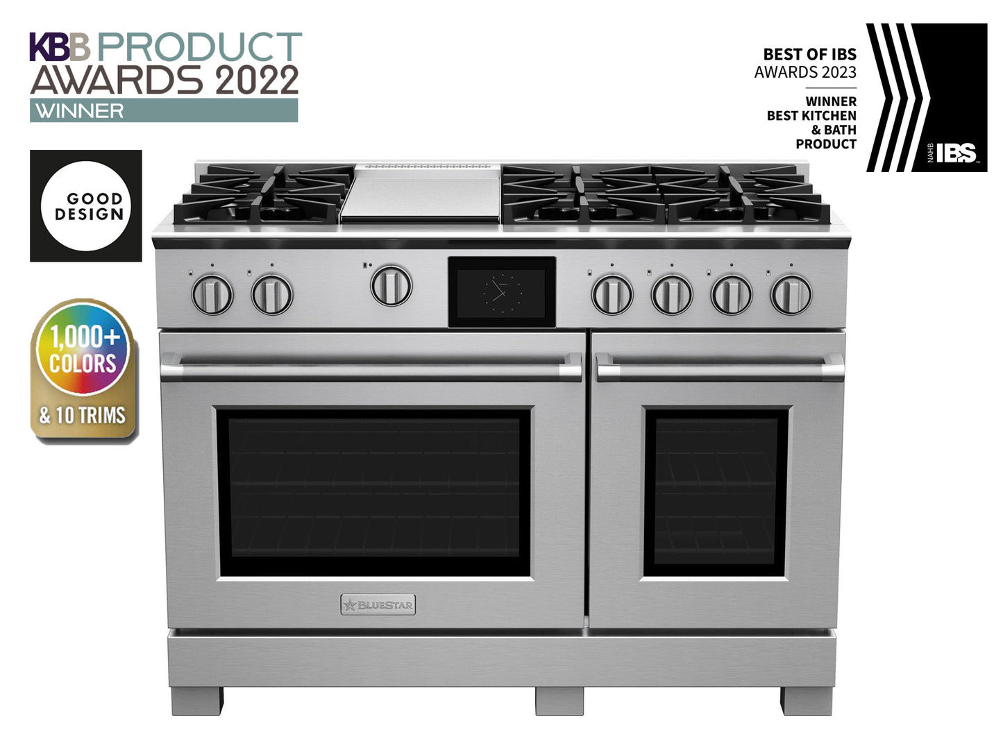 BlueStar BSDF486G 48" Dual Fuel Range with 12" Griddle