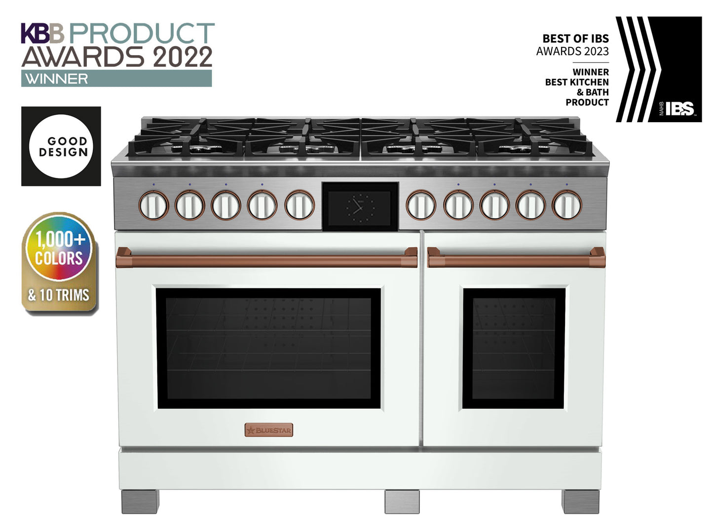 BlueStar BSDF488B 48" Dual Fuel Range