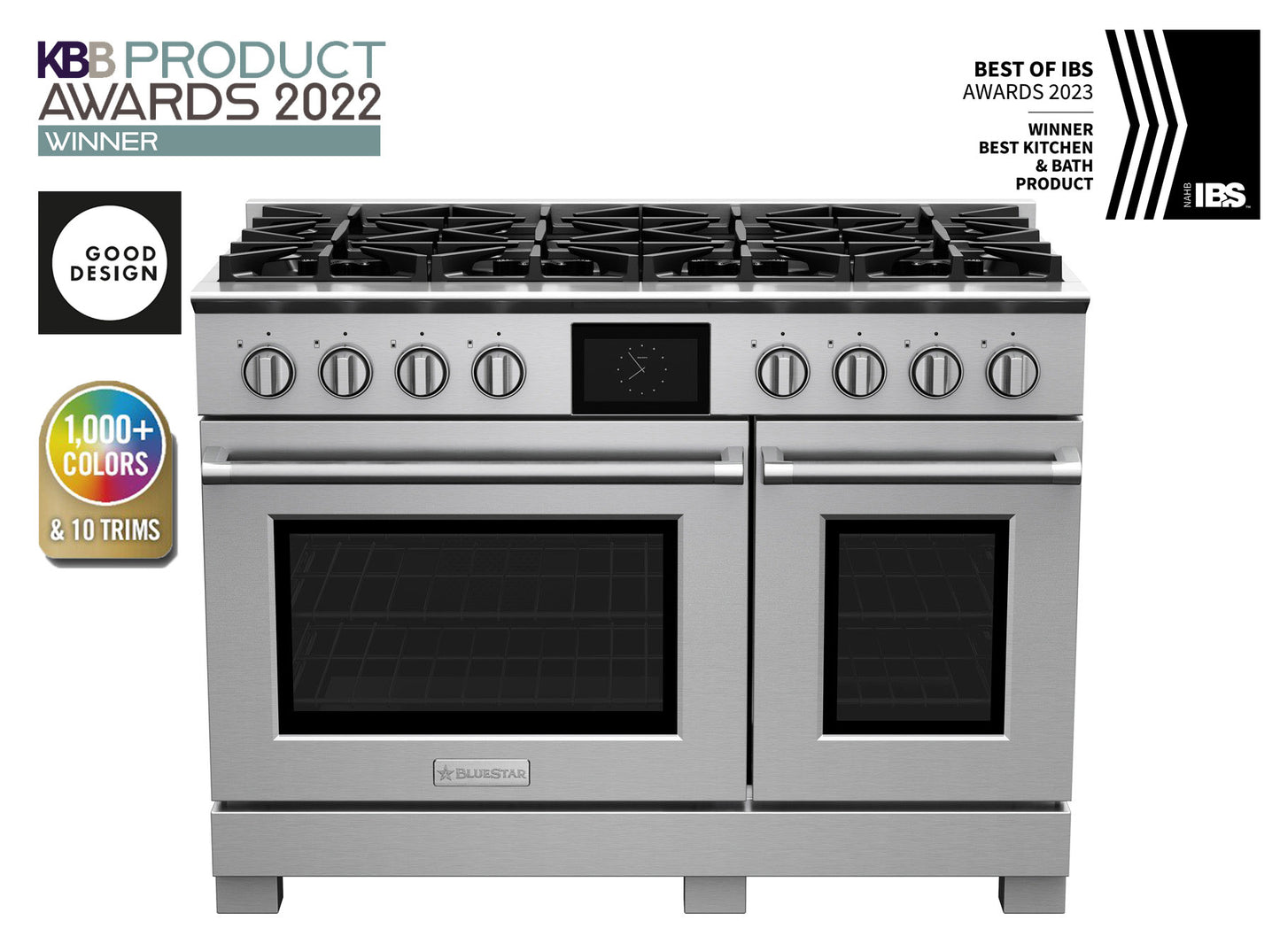 BlueStar BSDF488B 48" Dual Fuel Range