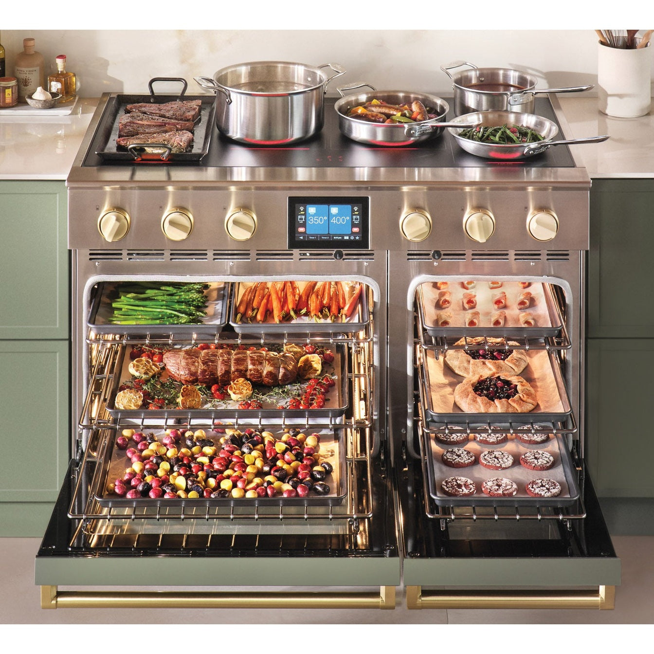 BlueStar BSPIR486Z 48" Platinum Series Induction Range