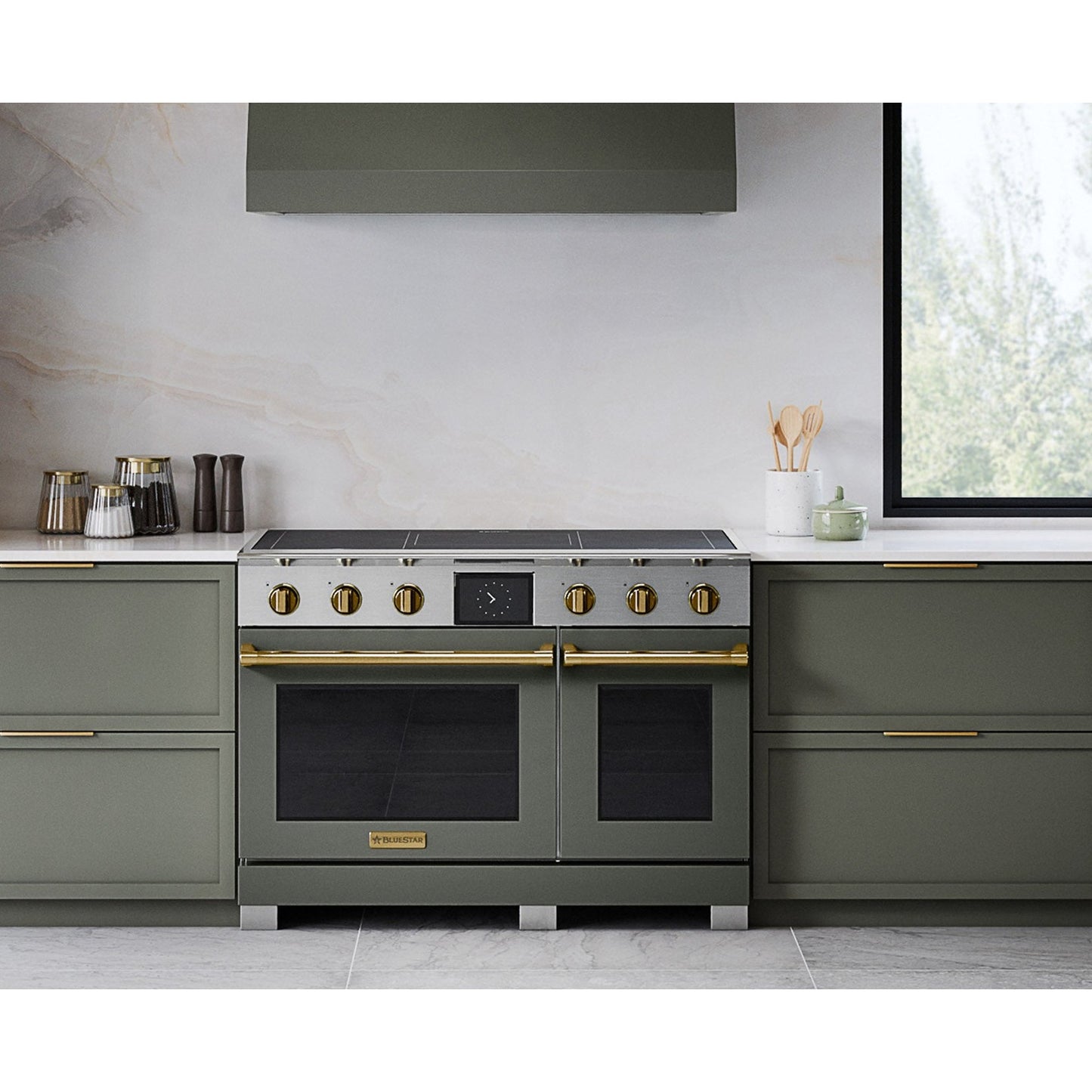 BlueStar BSPIR486Z 48" Platinum Series Induction Range