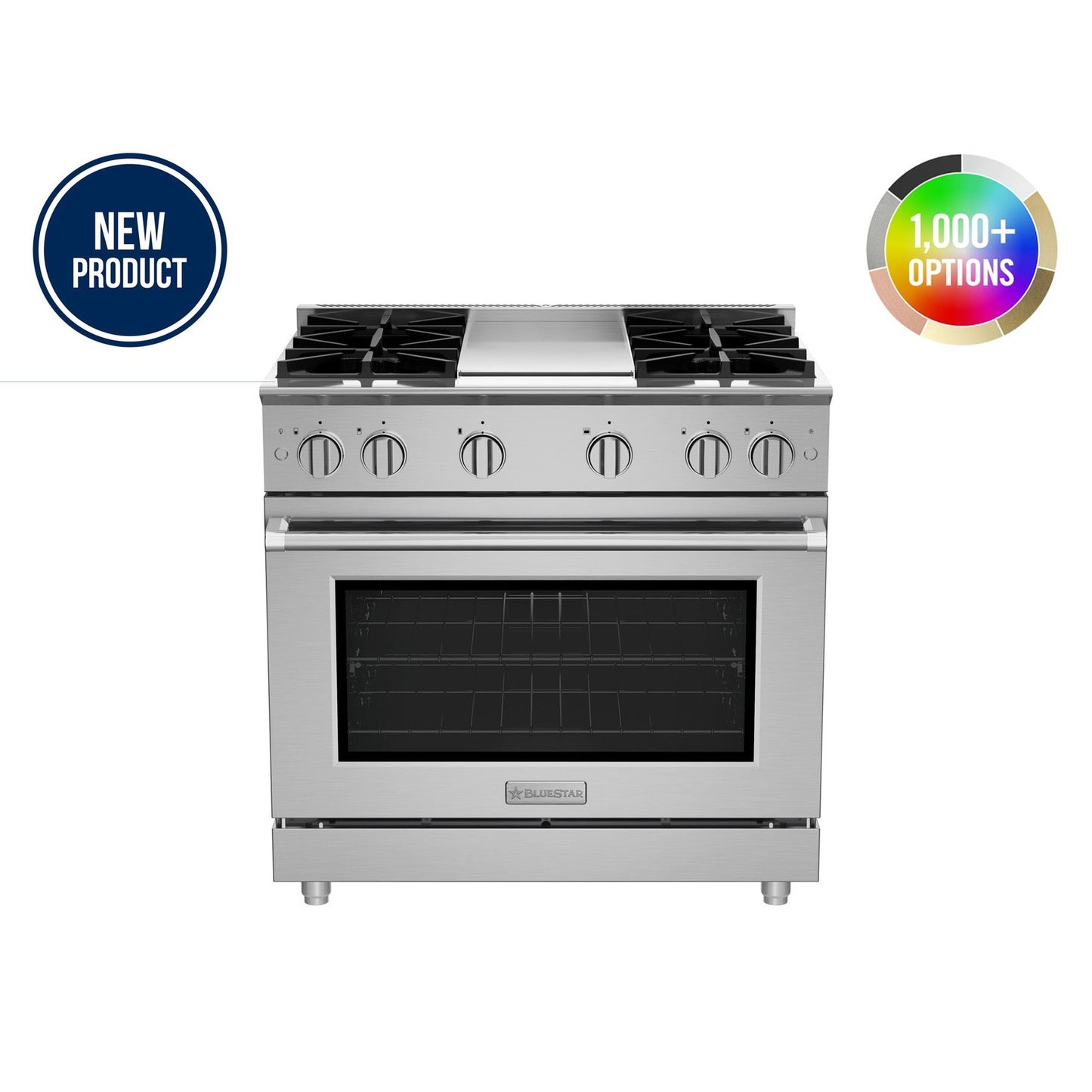 BlueStar BSPGR364G 36" Platinum Series All-Gas Range with 12" Griddle