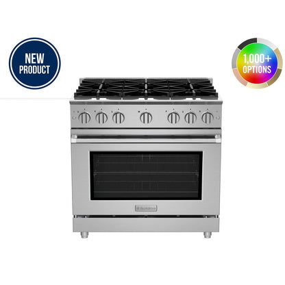 BlueStar BSPGR366B 36" Platinum Series All-Gas Range