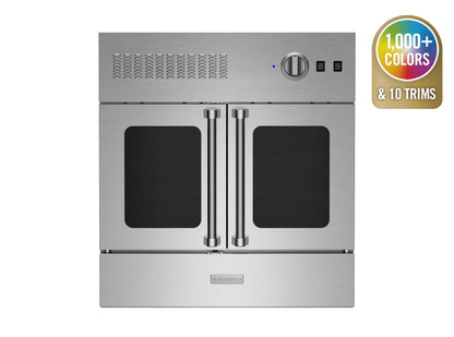 BlueStar BWO30AGSV2 30" Gas Wall Oven with French Doors – Stainless Steel