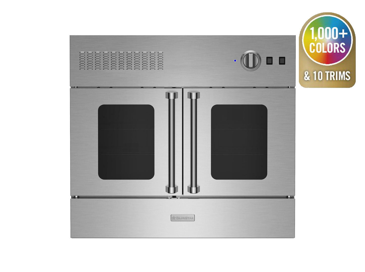 BlueStar BWO36AGSV2 36" Gas Wall Oven with French Doors – Stainless Steel