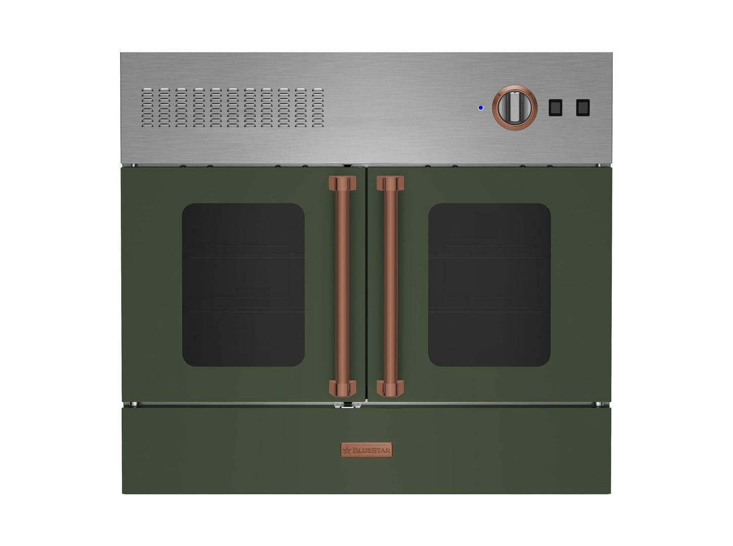 BlueStar BWO36AGSV2 36" Gas Wall Oven with French Doors – Stainless Steel