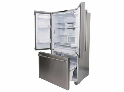 BlueStar FBFD36 36" Freestanding Counter-Depth French Door Refrigerator/Freezer
