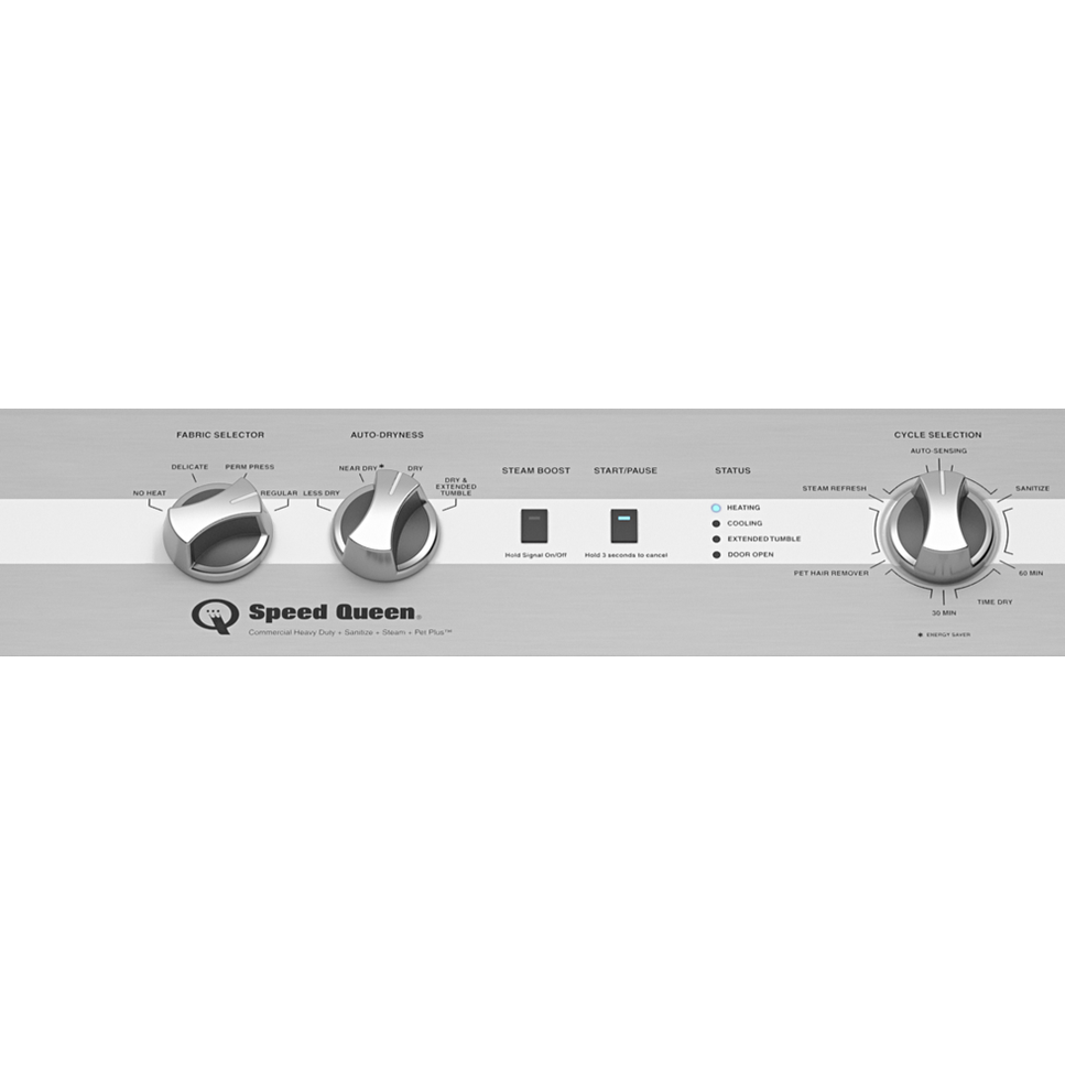 Speed Queen DC5004WE 27" DC5 Sanitizing Electric Dryer with Pet Plus™ – White
