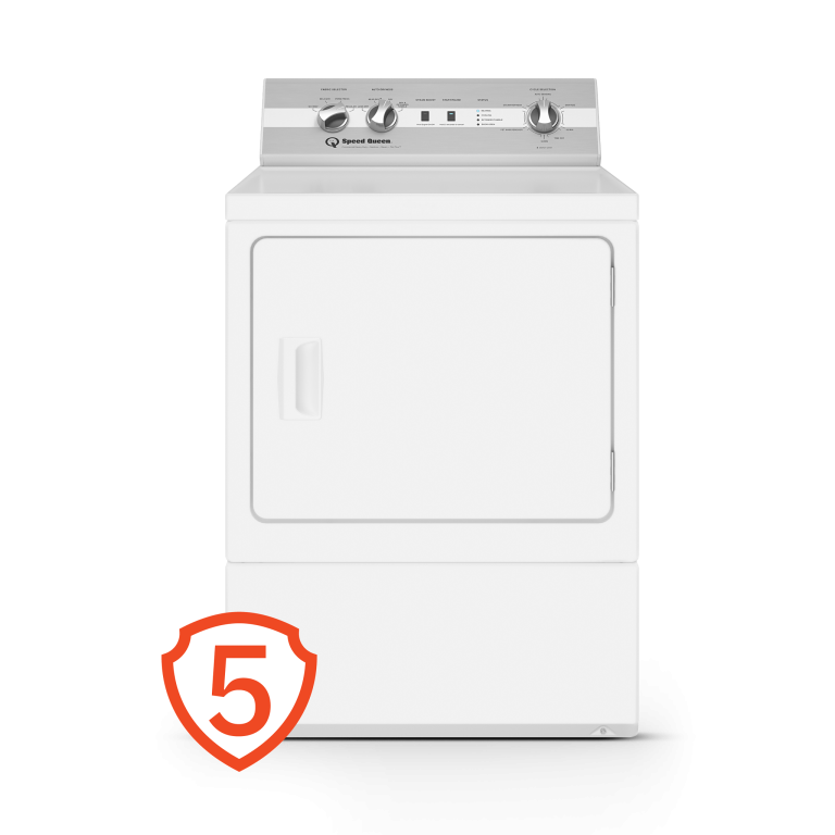 Speed Queen DC5004WE 27" DC5 Sanitizing Electric Dryer with Pet Plus™ – White