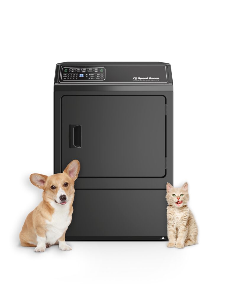 Speed Queen DF7004BG 27" DF7 Front Load Gas Dryer with Pet Plus™ – Matte Black
