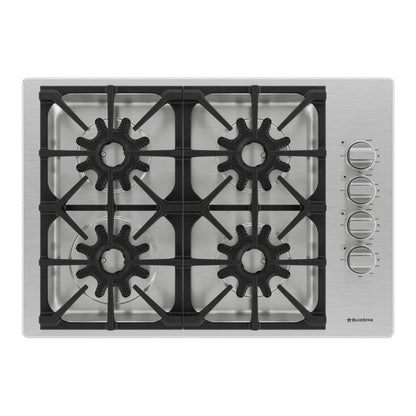 BlueStar BSDCTX8304B 30" X-8™ Gas Cooktop – Stainless Steel