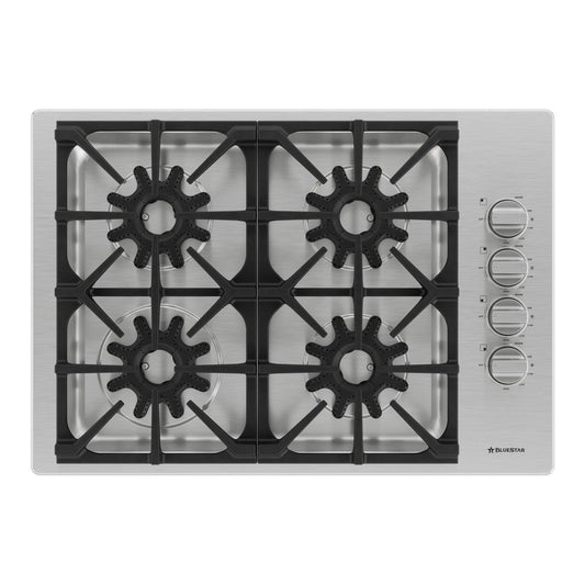 BlueStar BSDCTX8304B 30" X-8™ Gas Cooktop – Stainless Steel