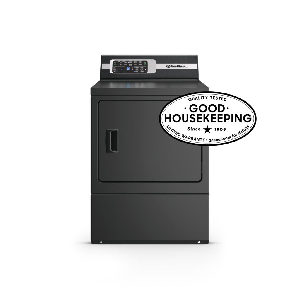 Speed Queen DR7004BE 27" DR7 Sanitizing Electric Dryer with Pet Plus™ – Matte Black
