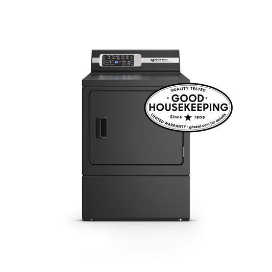Speed Queen DR7004BE 27" DR7 Sanitizing Electric Dryer with Pet Plus™ – Matte Black