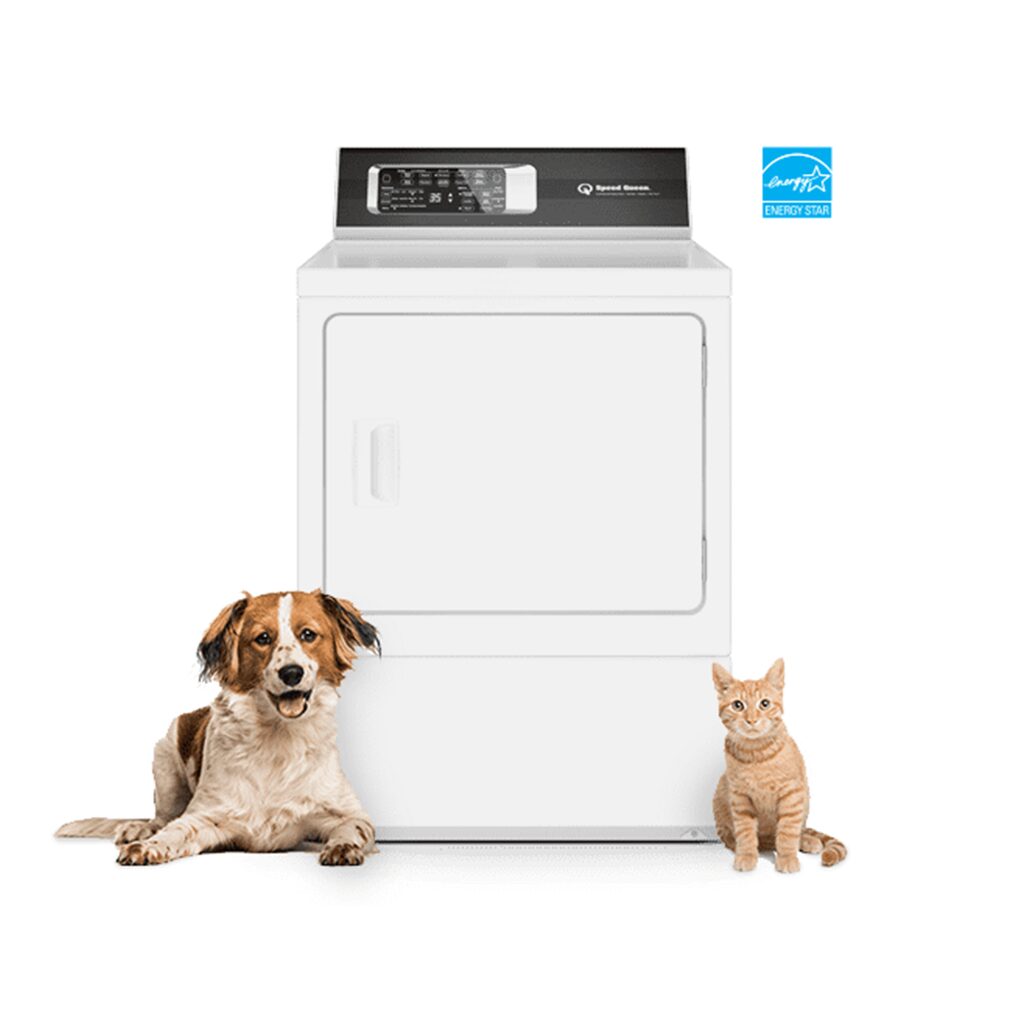 Speed Queen DR7004WG 27" DR7 Sanitizing Gas Dryer with Pet Plus™ – White