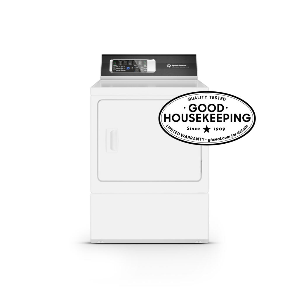 Speed Queen DR7004WG 27" DR7 Sanitizing Gas Dryer with Pet Plus™ – White