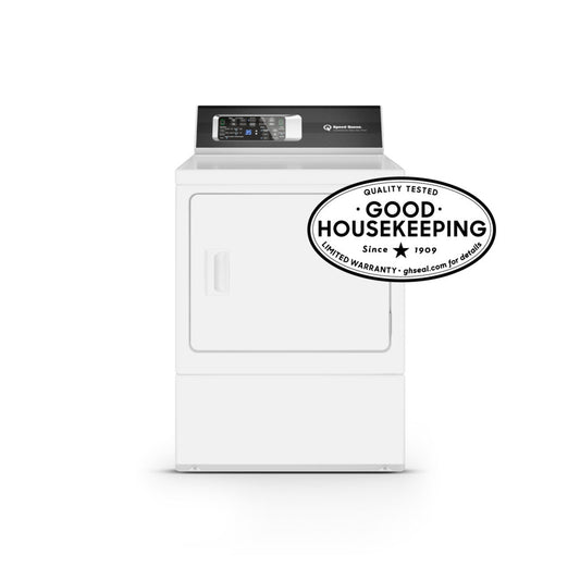 Speed Queen DR7004WG 27" DR7 Sanitizing Gas Dryer with Pet Plus™ – White