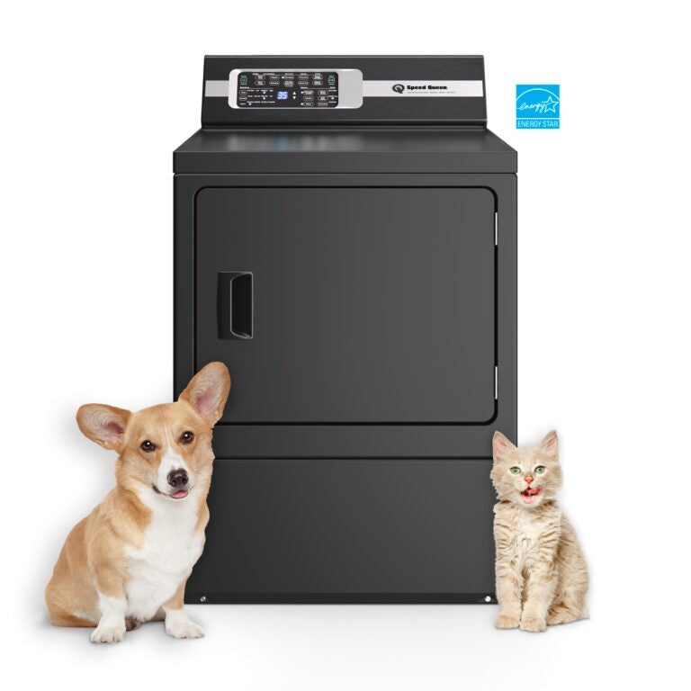 Speed Queen DR7004BE 27" DR7 Sanitizing Electric Dryer with Pet Plus™ – Matte Black