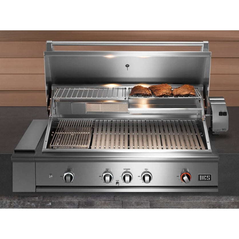 DCS BE1-48RC 48" Series 9 Built-In Gas Grill with Rotisserie & Charcoal