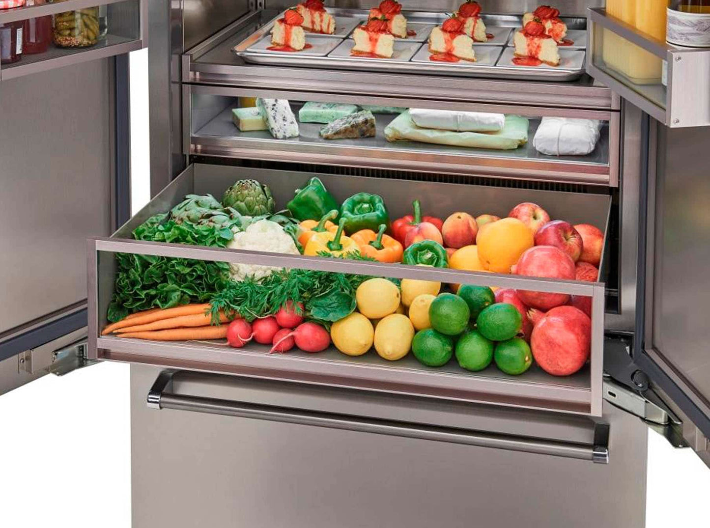 BlueStar BBBF361 36" PRO Built-In French Door Refrigerator/Freezer