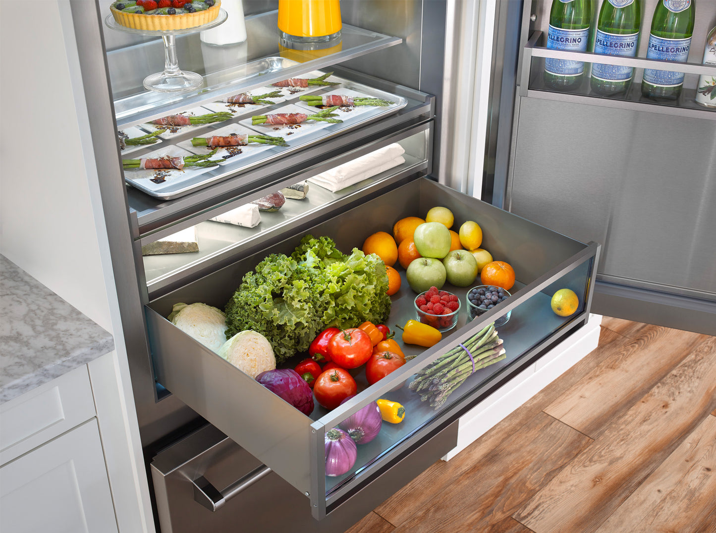 BlueStar BBB36R3 36" PRO Built-In Refrigerator/Freezer – Right Hinge
