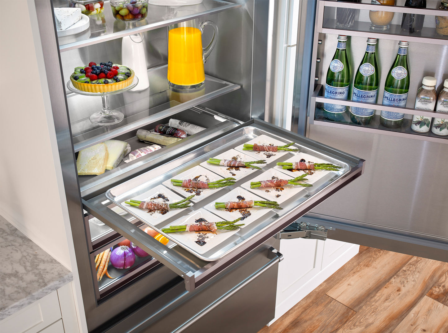 BlueStar BBB36R3 36" PRO Built-In Refrigerator/Freezer – Right Hinge