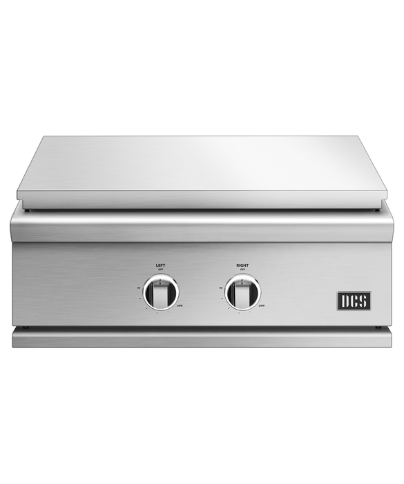 DCS GDE1-30-N 30" Series 9 Built-In Gas Griddle – Stainless Steel
