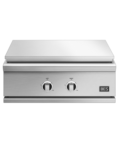 DCS GDE1-30-N 30" Series 9 Built-In Gas Griddle – Stainless Steel